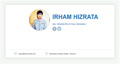 Desktop Screenshot of irhamhizrata.com
