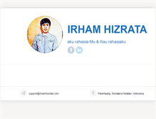 Tablet Screenshot of irhamhizrata.com